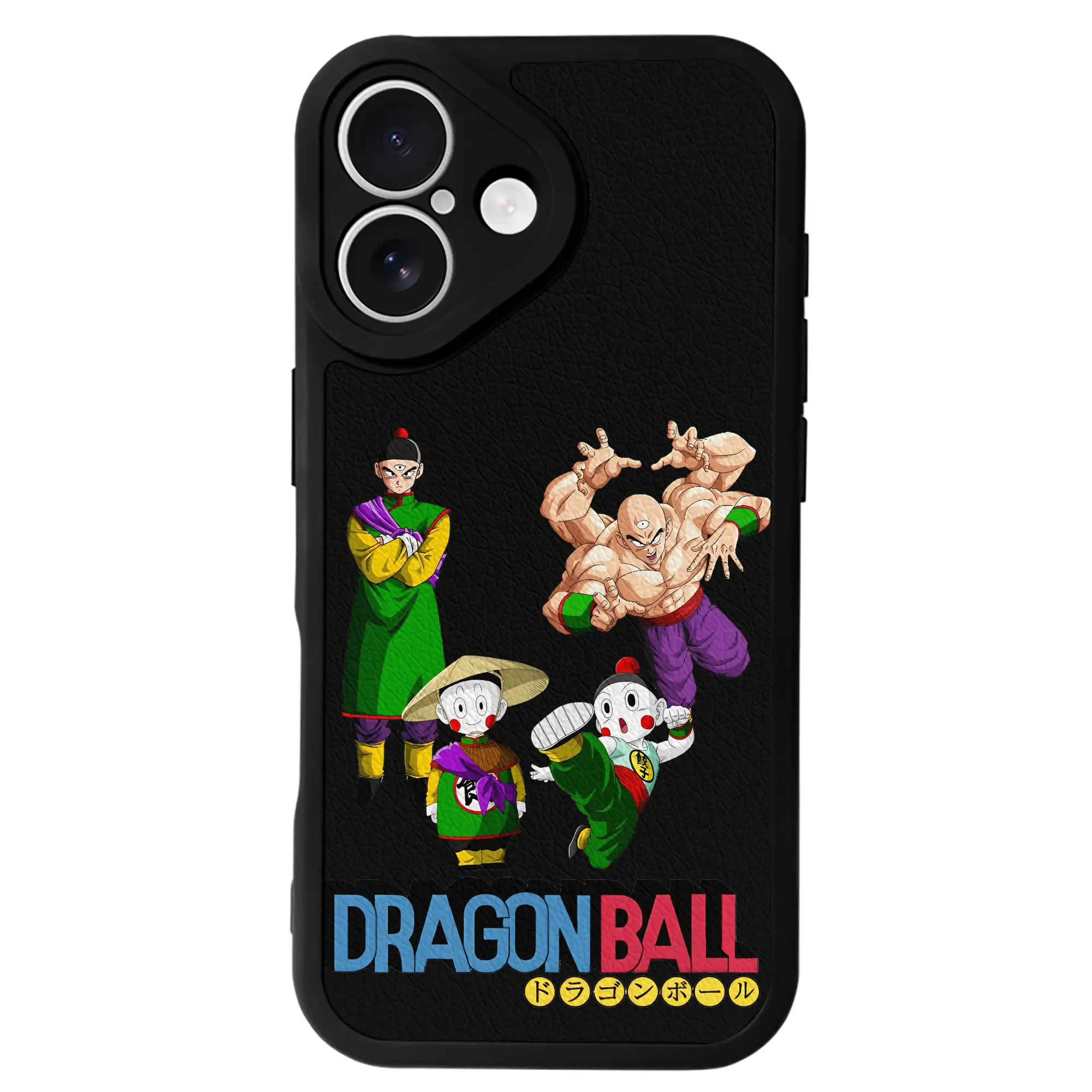 ドラゴンボール グッズ チャオズ - IPhone 16シリーズ対応 ・ シリコンスマホケース ・ レザー調 ・ 高精度フィット ・ 耐衝撃 ・ ワイヤレス充電対応 ・ 精密カット